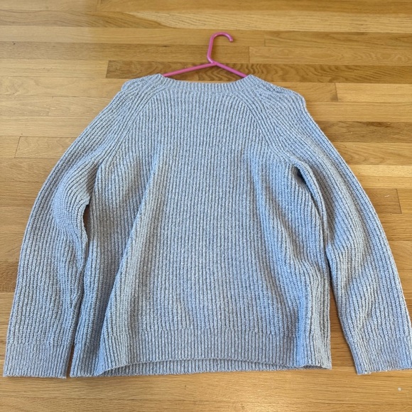 BP Nordstrom Gray Oversized Ribbed Cozy Sweater Women's Small - Picture 7 of 7